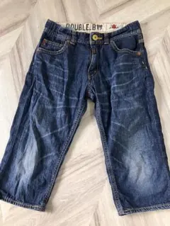 DOUBLE.B ダークブルー ハーフパンツ