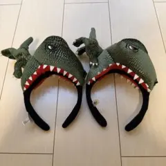 ユニバーサルスタジオジャパン　恐竜　カチューシャ　ジュラシックパーク　2個　ペア