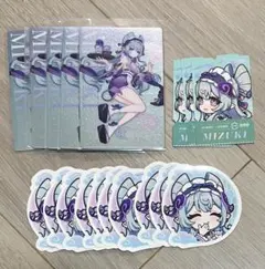 スシロー 原神 コラボメタリックカード ピック ステッカー 18点 夢見月瑞希