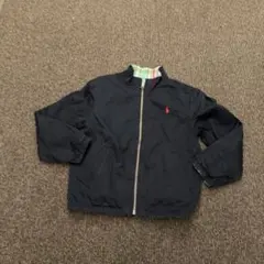 ラルフローレン　ネイビーブラック　ジャケット　リバーシブル　130