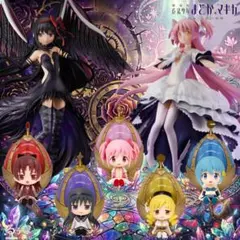 魔法少女まどか☆マギカ[新編]叛逆の物語　フィギュア7種+ソウルジェムライト5種