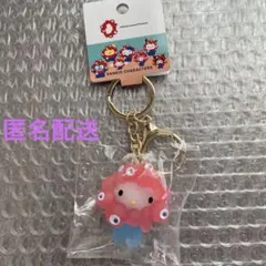 サンリオミャクミャク　クリアカラーキーホルダー　ハローキティ