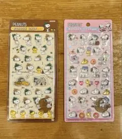 【正規品】 スヌーピー ボンボンドロップシール 2枚セット