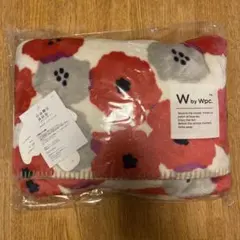 W by Wpc. ブランケット 花柄 レッド