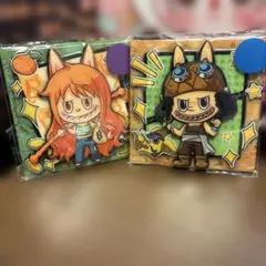 ラブブ ワンピース風 マグネット 2個セット