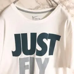 ナイキ　ワンポイントスウォッシュ　フロントプリント　半袖Ｔシャツ　ホワイト　Ｌ☆