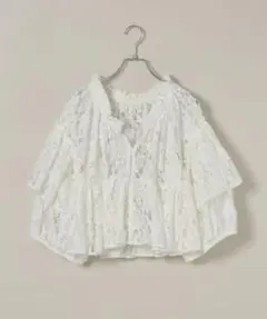 ◯新品 studio CLIP daily CLIP レースリッチブラウス◯