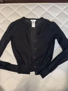 DOUBLE STANDARD CLOTHING 長袖カーディガン 黒のサムネイル