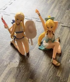 SAO アリス　リーファ水着フィギュアセット箱無し
