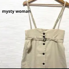 mysty woman 前ボタンナローサス付スカートのサムネイル