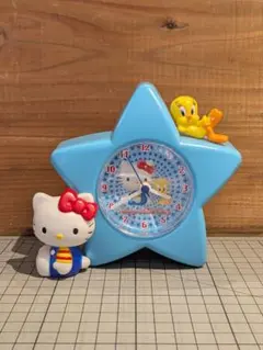 希少レア ハローキティ トゥイーティー お星さま時計 2002年製