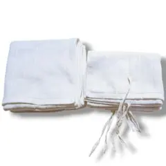 無蛍光 バスタオル2枚＆枕カバー2枚 計4枚セット 綿100%