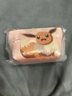 イーブイ ミニポーチ ピンク 水玉模様