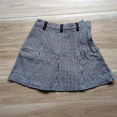 【美品】familiar チェック柄スカート 120 秋冬用