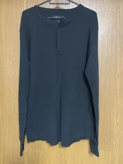 Brixton ブリクストン ワッフルヘンリーネック Tシャツ ブラック