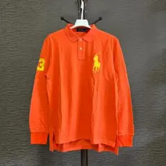 【新品・タグ付】ポロ ラルフローレン　ビッグポニー 長袖 ポロシャツ　L