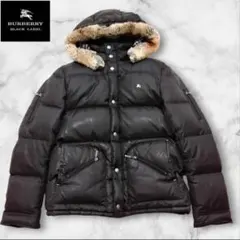 BURBERRY バーバリーブラックレーベル ダウンジャケット　Ｌ　黒
