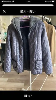 フード キルティングジャケット