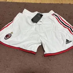 ACミラン adidas ホワイトショーツ　M