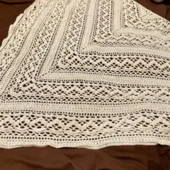 タッセルが可愛い Vintageレース クロッシェ編みクロス - メルカリ