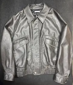 ダークブラウン レザージャケット