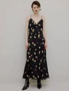 ameri vintage CLARA SATIN CAMI DRESS