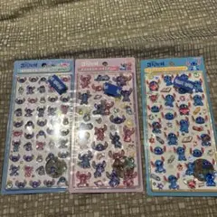 スティッチ ボンボンドロップシール 3種 正規品　ディズニー