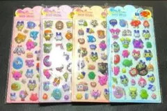 4枚セット　たまごっち きゅんポップシール POPSEAL くちぱっち