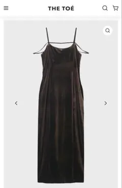 【美品】THE TOÉ Annecy Velour Onepiece