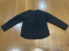 【値下げ中】無印良品　ふんわり中綿キルティングジャケット　S黒