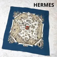 HERMES エルメス 【新品】カレ45 真珠でできているケリー アンペルル