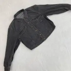 Michiko London デニムジャケット 長袖 フロントポケット付き