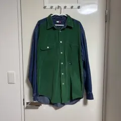 TOMMY HILFIGER デニム コーデュロイ 切替シャツ