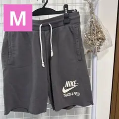 NIKE ナイキ ロゴ入り スウェットショーツ グレー Mサイズ