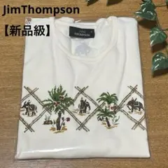 美品 JimThompson 象プリント 綿100% 半袖Tシャツ Mレディースのサムネイル