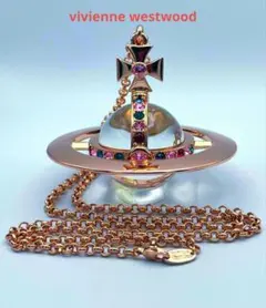 Vivienne Westwood ジャイアントオーブネックレス ピンクゴールド