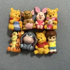 くまのプーさん フィギュアセットソフビ指人形8体