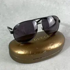 GUCCI GG1618/S ケース付き オーバル ブラック 黒 メタルフレーム GUCCI GG1618/S ケース付き オーバル ブラック 黒 メタルフレーム