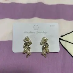 ジルコニア ドロップパールピアス 華やか