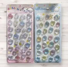 しずくちゃん　あわわちゃん　ボンボンドロップシール　硬い　クリスタル　2シート