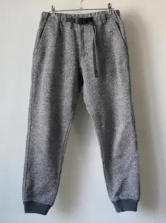 美品 GRAMICCI グラミチ ボンディングニット フリースナロー リブパンツ