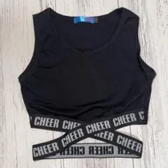 キッズ ダンス ショート タンクトップ　S 120 130 140 クロス