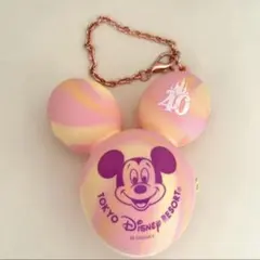 ディズニーランド40周年 ミッキーマウスバルーン　バッグチャーム