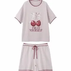 【新品未使用】 ピーチジョン ライトホイップリー チェリーパジャマ ピンクのサムネイル