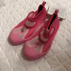 新品　マリンシューズ　ピンク　14cm 川遊び　海　ウォーターシューズ