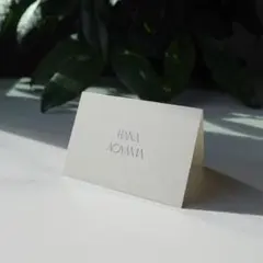 席札　結婚式　披露宴　ペーパーアイテム