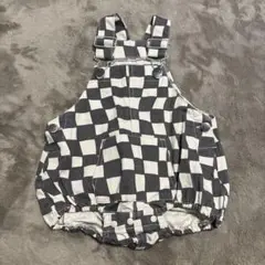 MY LITTLE WONDER チェック柄オーバーオール 70cm
