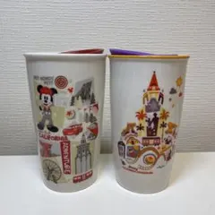 カリフォルニアディズニー限定　スタバタンブラー2点