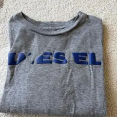 DIESEL グレー ロングスリーブ Tシャツ