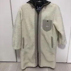 Lee ボアロングジャケット クリーム色